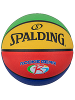 SPALDING ROOKIE GEAR MULTI COLOR SZ5 RUBBER BASKET 