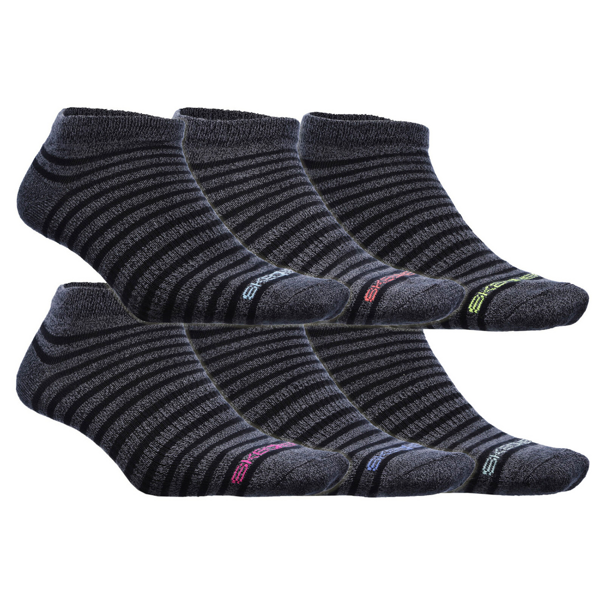 6PK WOMENS NON TERRY NO SHOW #s108499/008