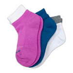 3PK WOMENS 1/2 TERRY QTR CREW 
