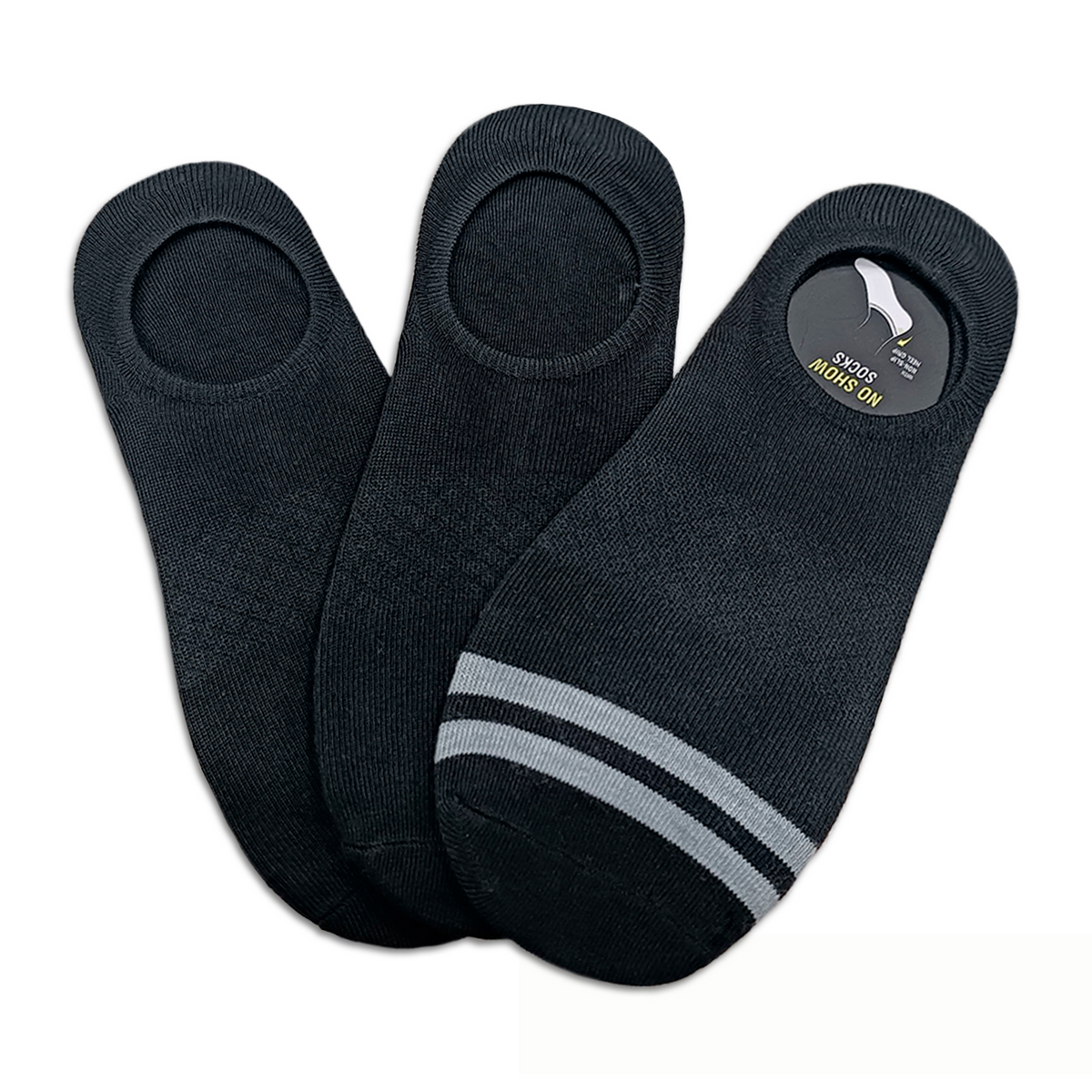 3PK UNISEX NON TERRY NO SHOW 