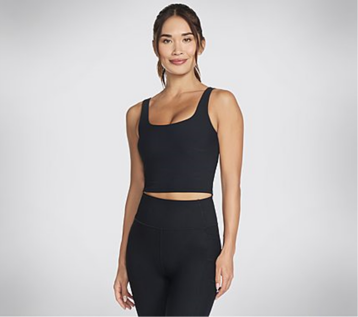 GOWALK ZIP FRONT BRA #br1blk