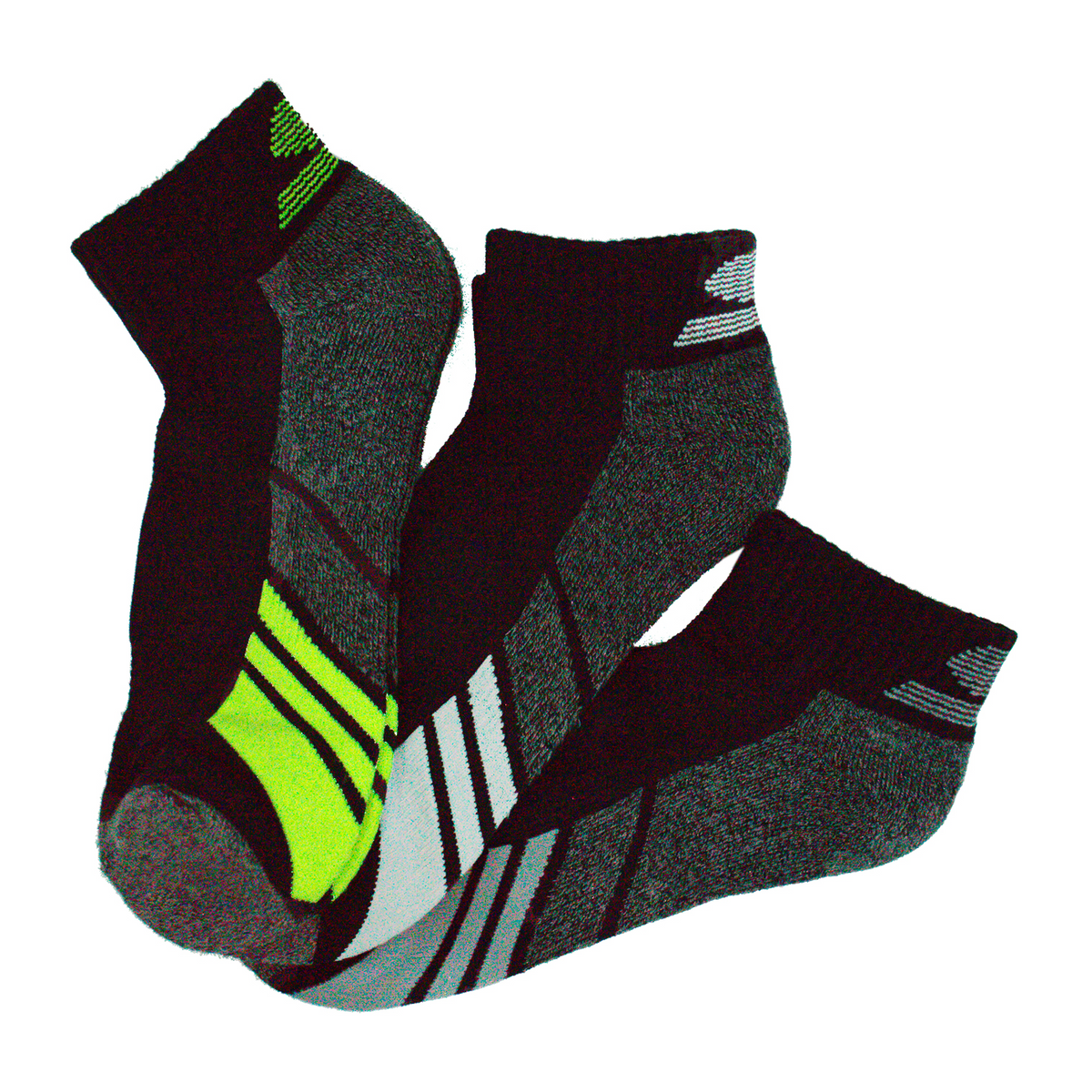 3PK MENS 1/2 TERRY QTR CREW #s114981h/014