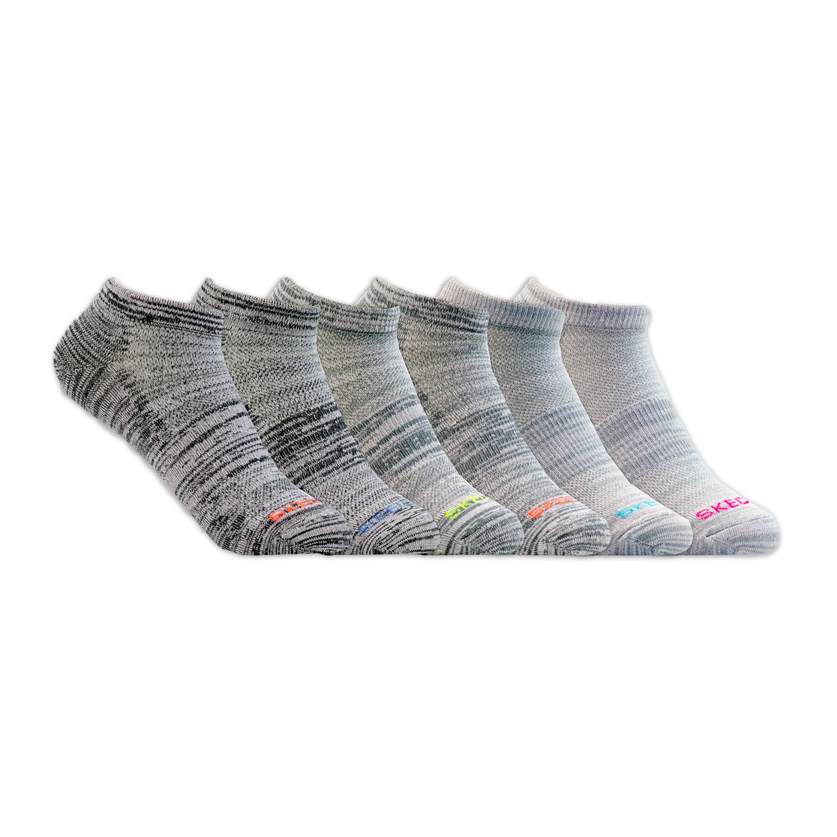 6PK WOMENS NON TERRY NO SHOW 