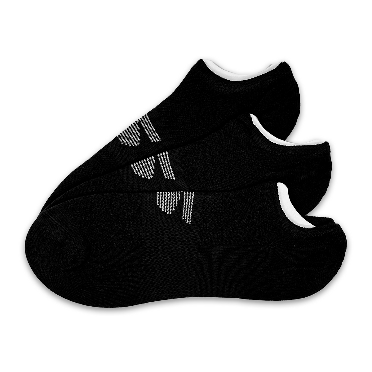 3PK MENS MICROFIBER NON TERRY NO SHOW #s101715h-009