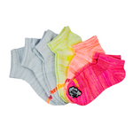 6PK GIRLS NON TERRY LOW CUT 