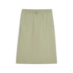 HER COMFORT WOVEN HIGH-WAIST SKIRT 