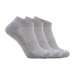 3PK UNISEX 1/2 TERRY QTR  CREW 