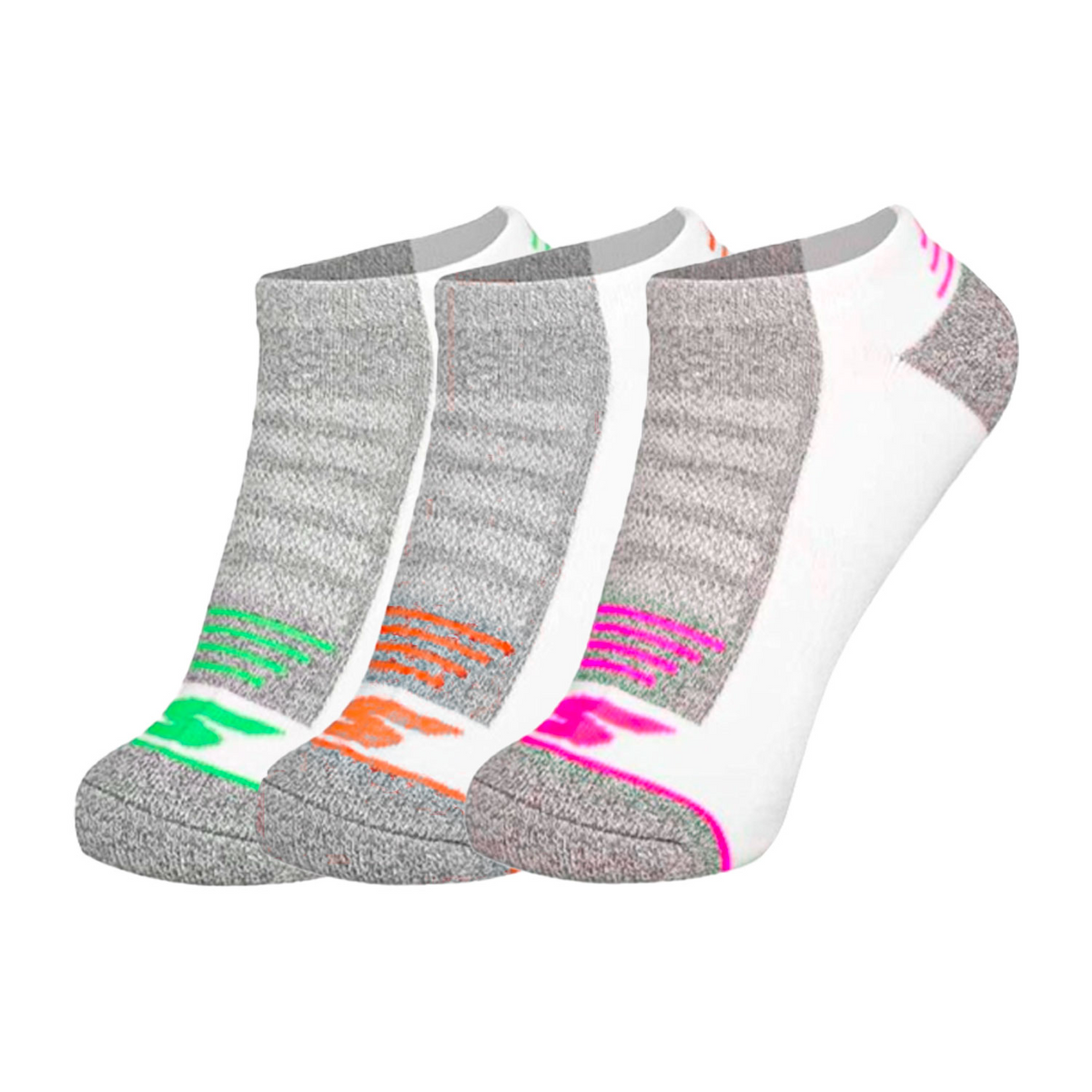 3PK WOMENS TOE/HEEL TERRY LOW CUT #s119042/115