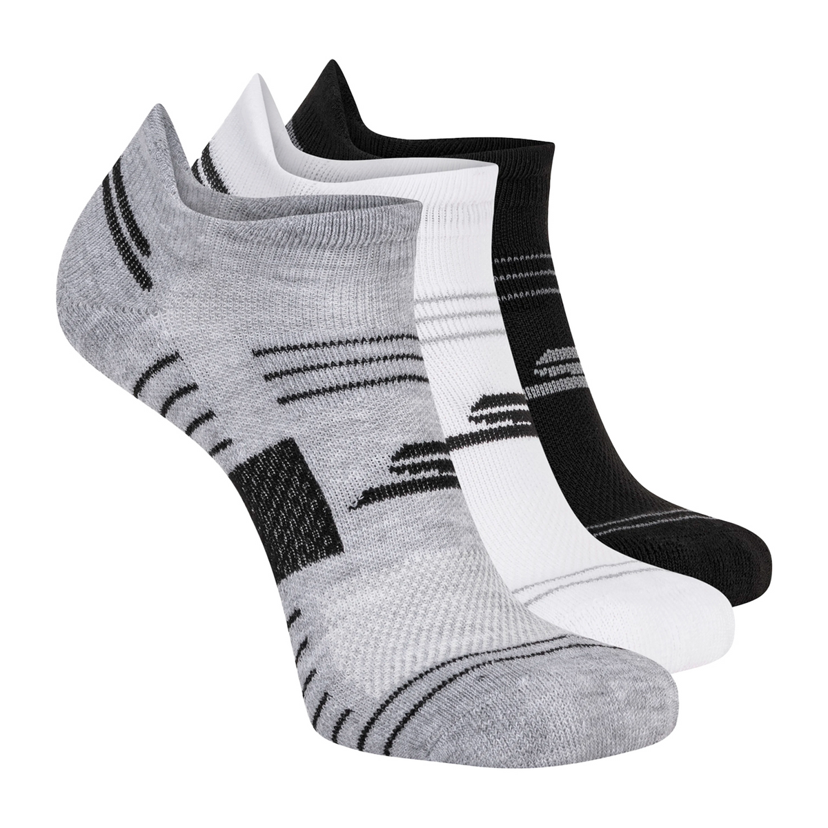 3PK MENS TOE / HEEL TERRY LOW CUT #s601844h/020