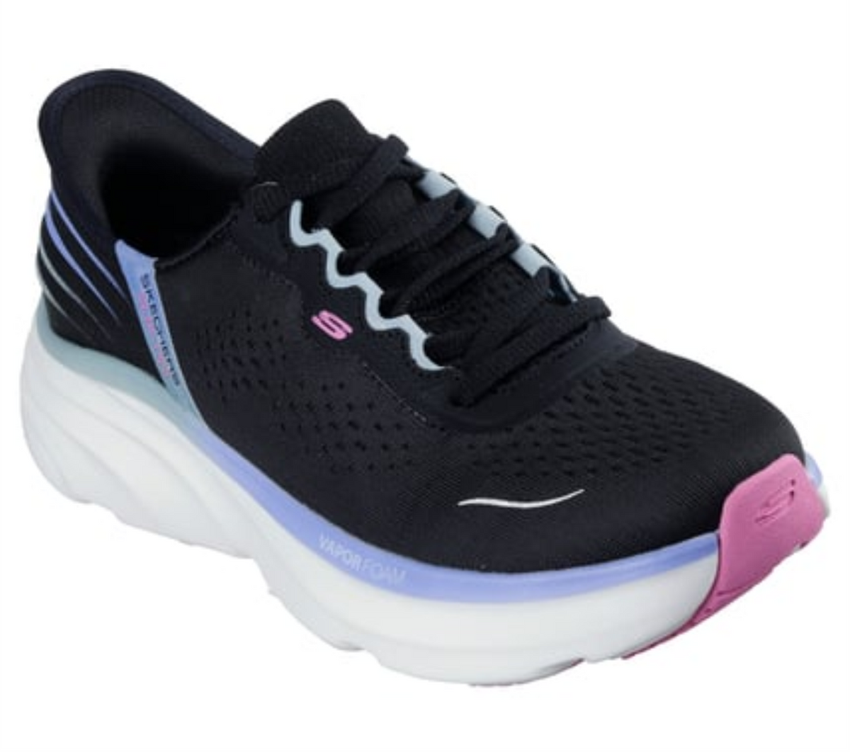 SKECHERS SLIP-INS RELAXED FIT: D'LUX VAPOR #150581bkmt