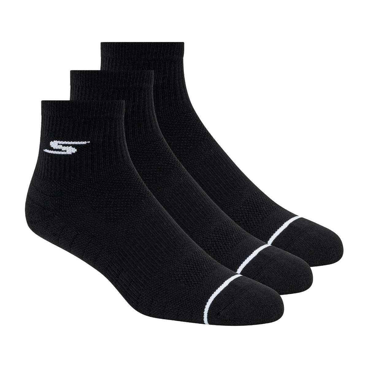 3PK MENS 1/2 TERRY QTR CREW 