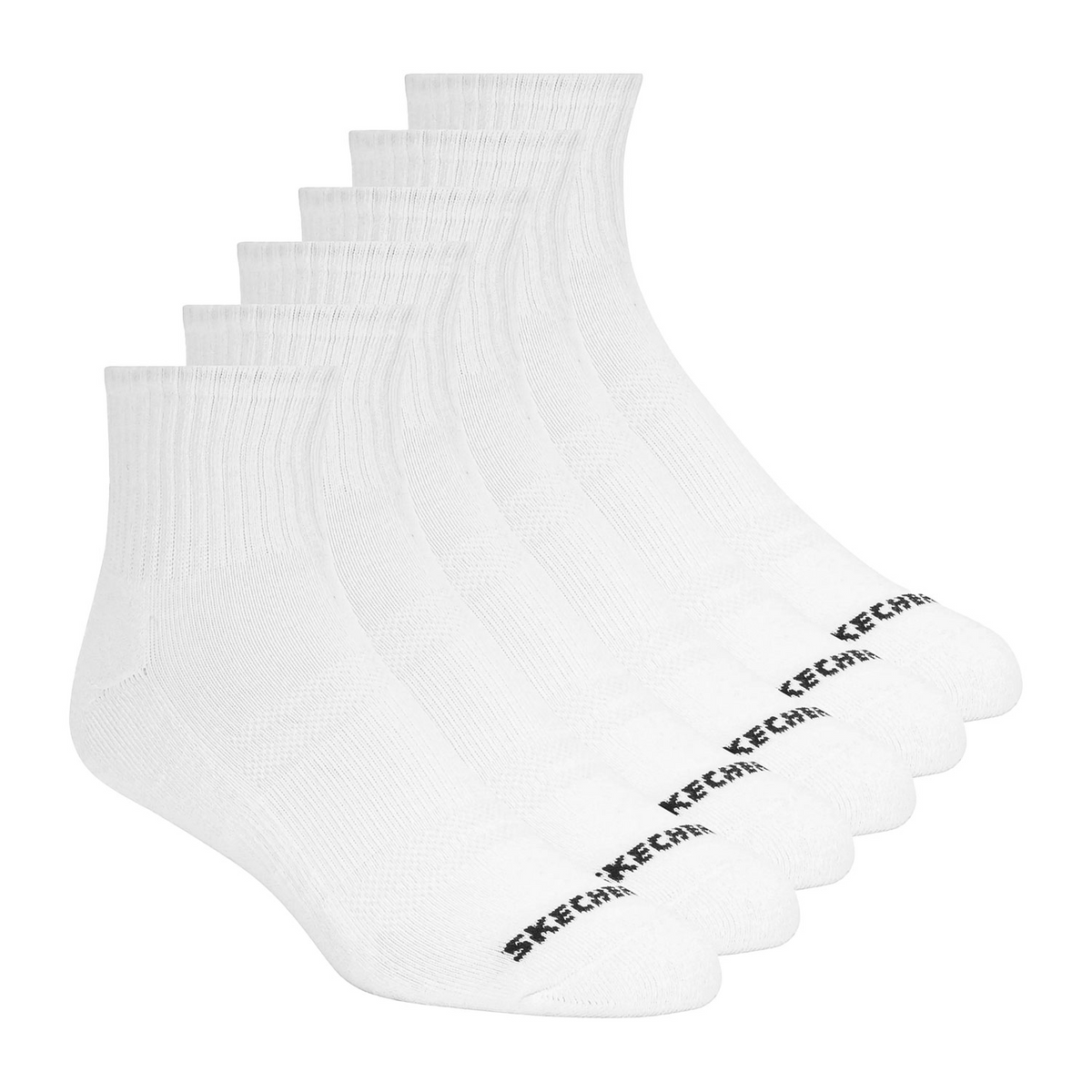 6PK UNISEX 1/2 TERRY QTR CREW #s118215/100
