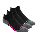 3PK WOMENS EXTENDED TERRY LOW CUT W/ DOUBLE HEEL T 