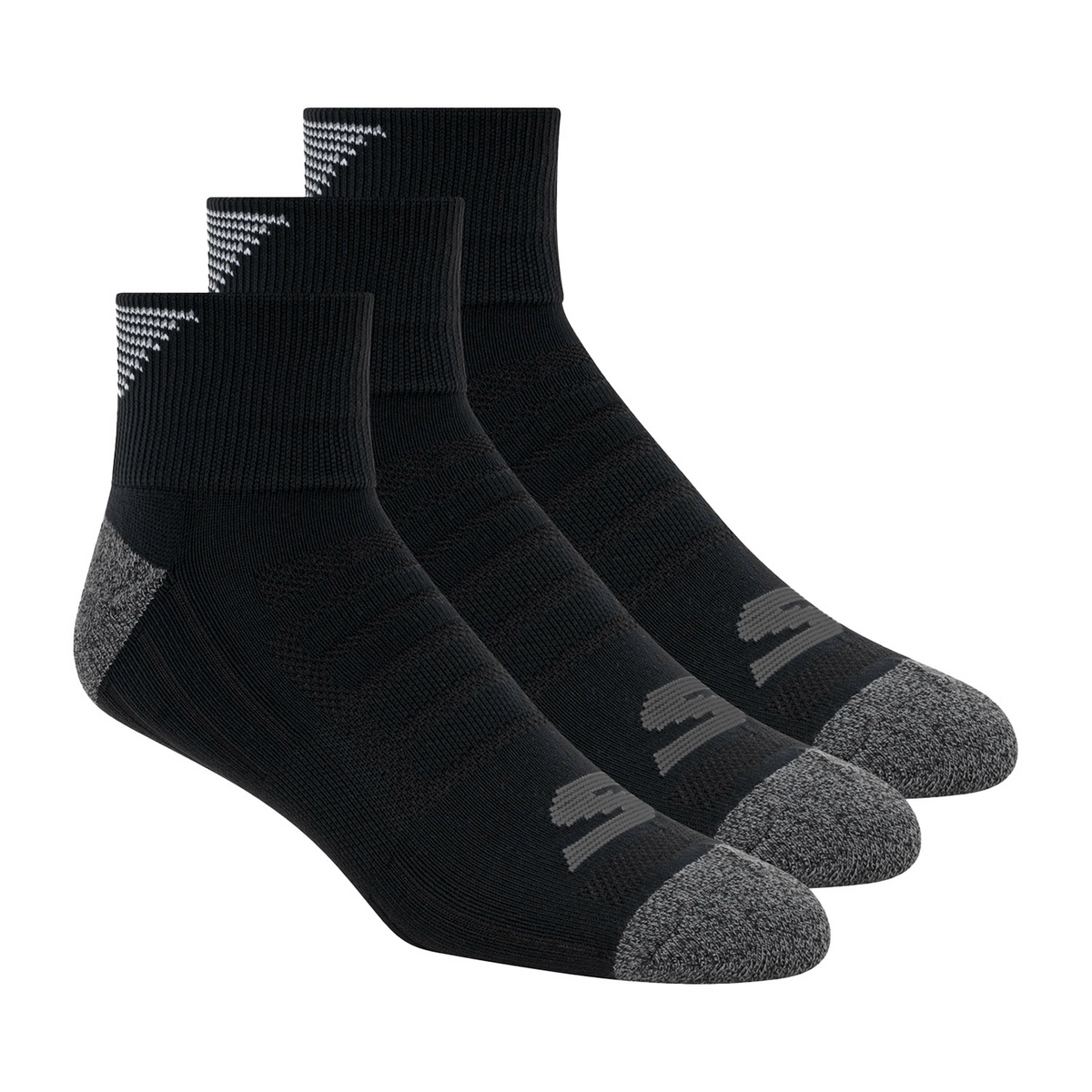 3PK MENS 1/2 TERRY QTR CREW #s114662h/007