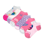 6PK GIRLS NON TERRY LOW CUT 
