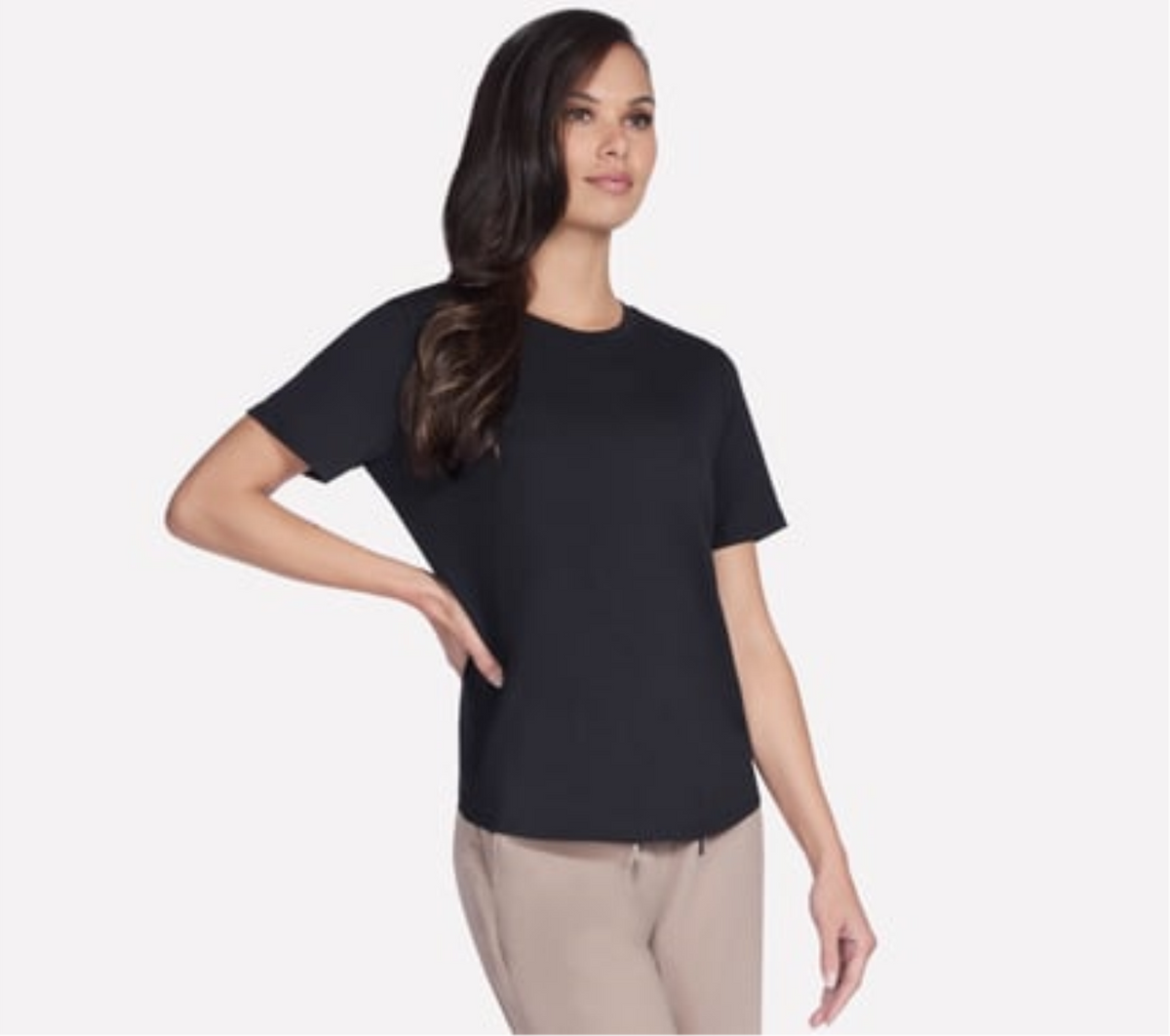 GO WALK LUXE RIB TEE 