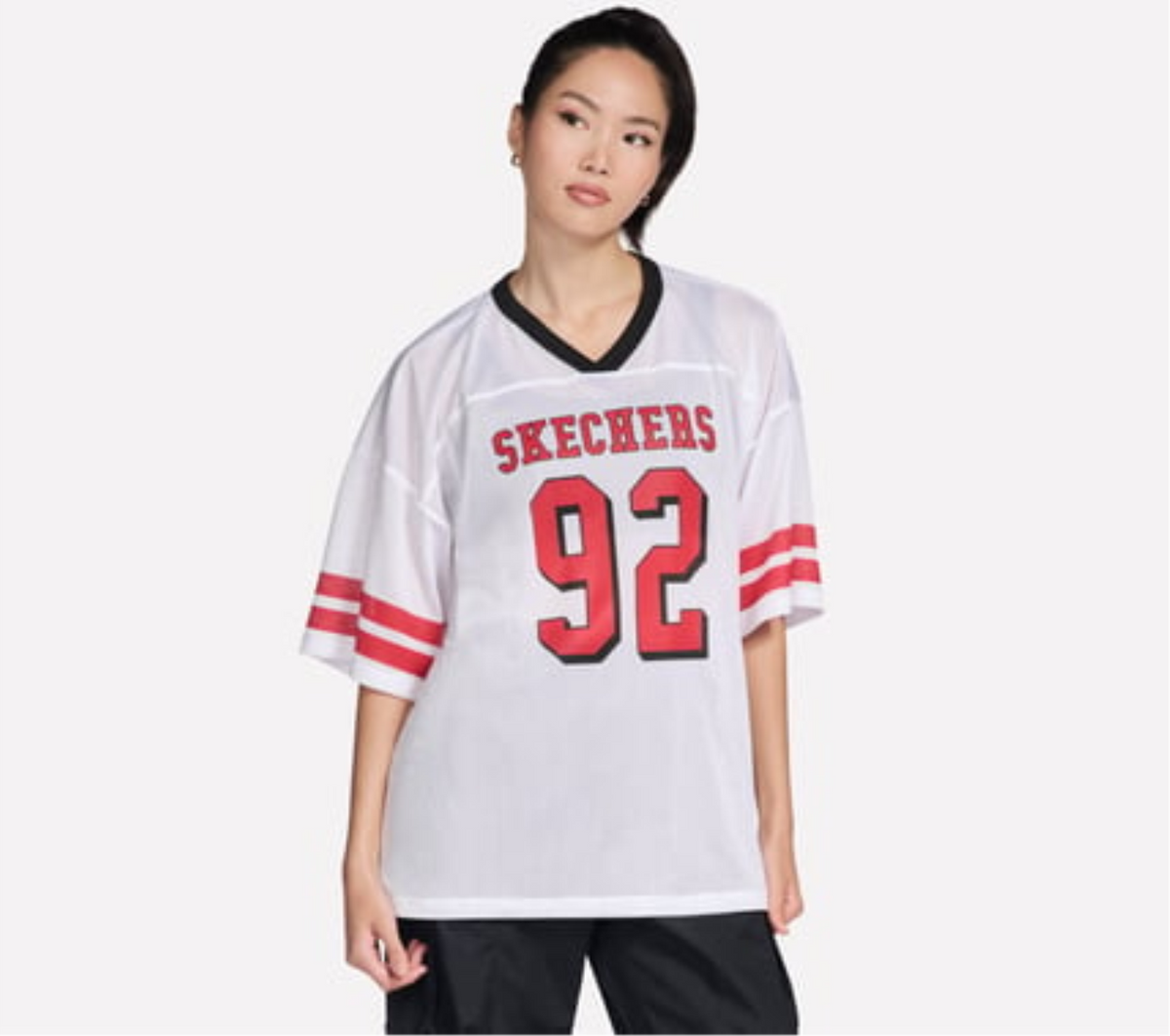 SKECHERS 92 JERSEY #tp134wht