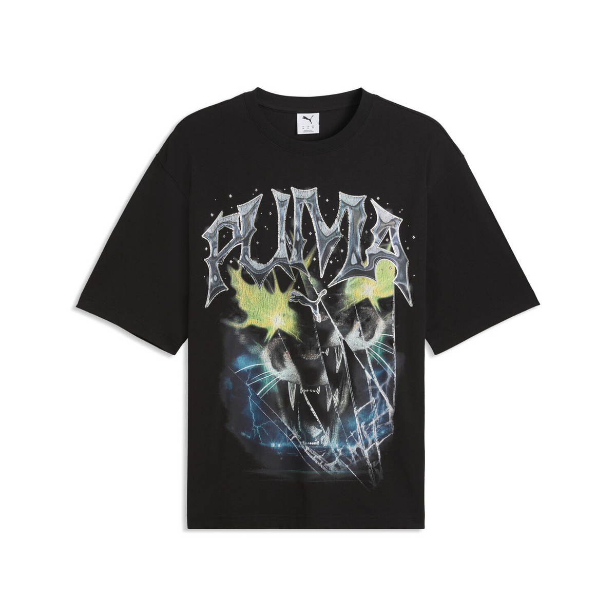 GRAPHIC VINTAGE CAT BOXY TEE 