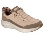 SKECHERS SLIP-INS: CONTOUR FOAM - COZY FIT LEOPARD 