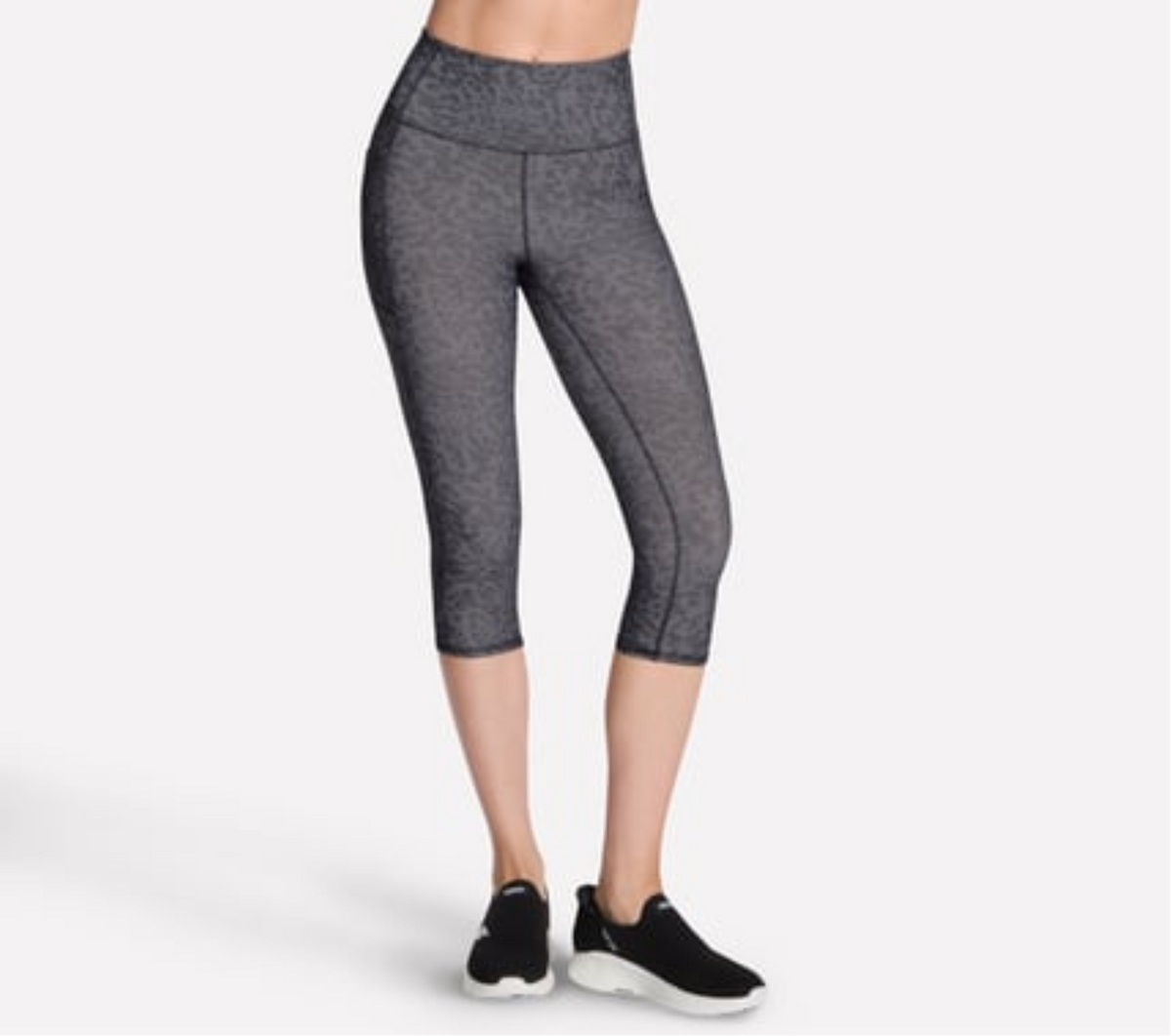 GO FLEX PRINTED HIGH WAISTED CAPRI #cp10bblp