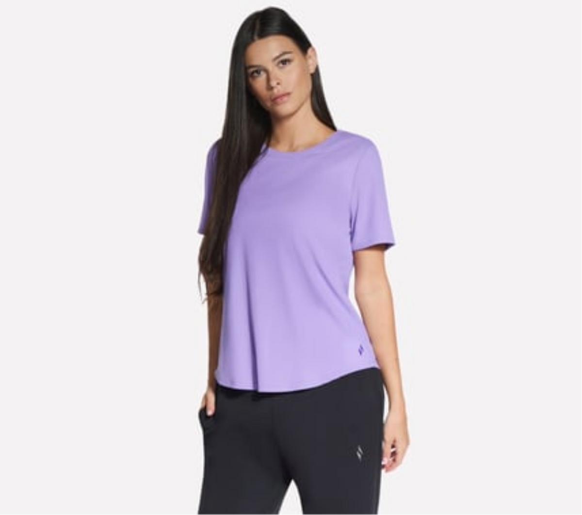 GO WALK LUXE RIB TEE 