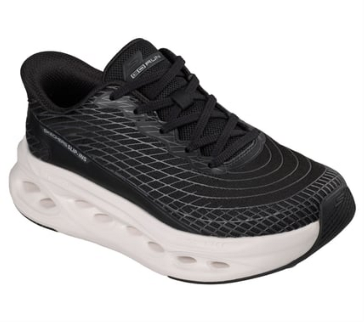 SKECHERS SLIP-INS: MAX CUSHIONING GLIDE-STEP - SAP #129404bkw