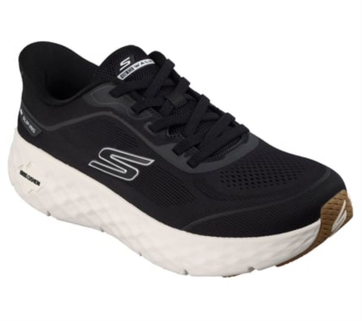 SKECHERS SLIP-INS: GO WALK MAX CUSHIONING FLEX - P #217109bkw