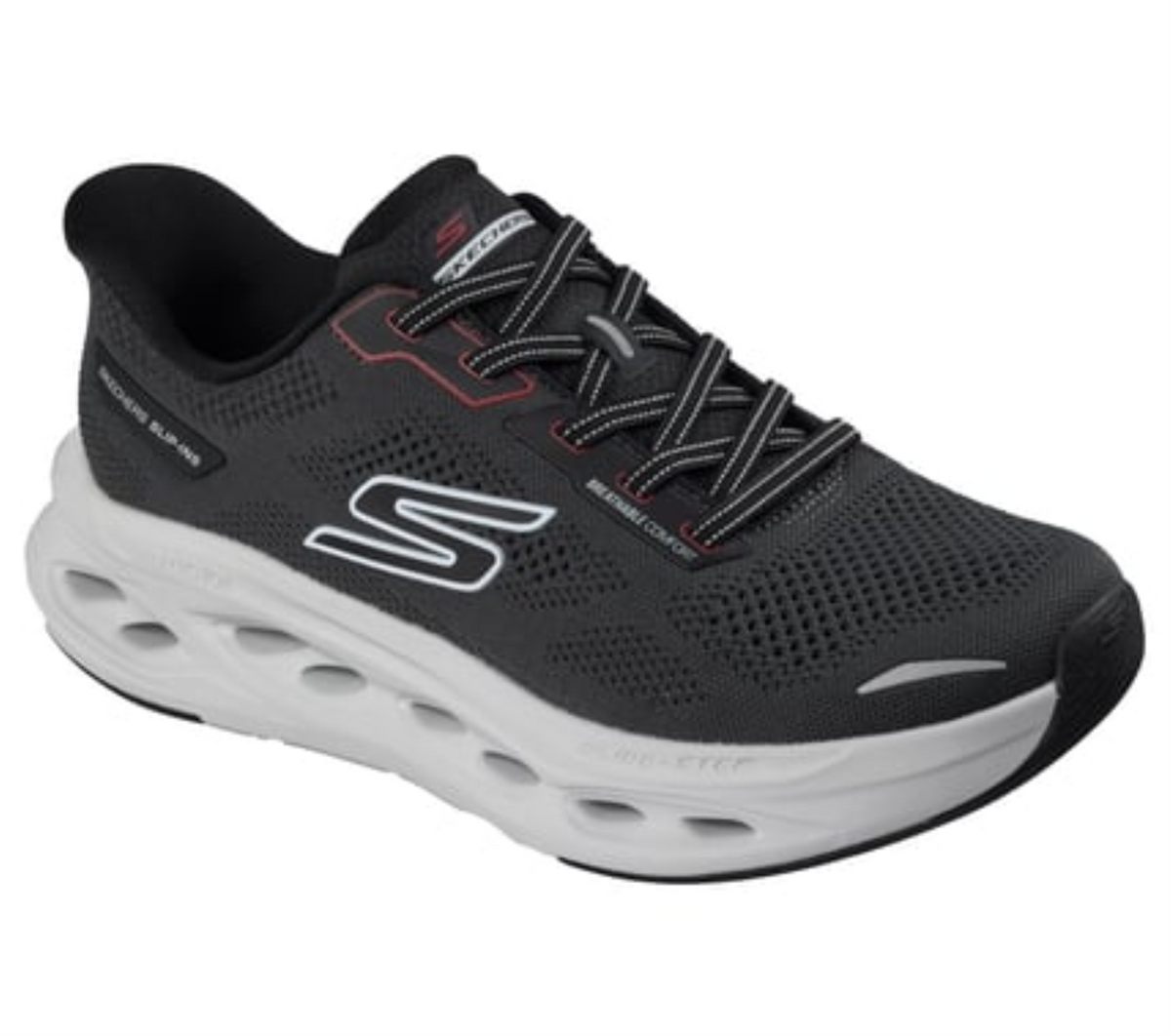 SKECHERS SLIP-INS: MAX CUSHIONING GLIDE-STEP - OAK 
