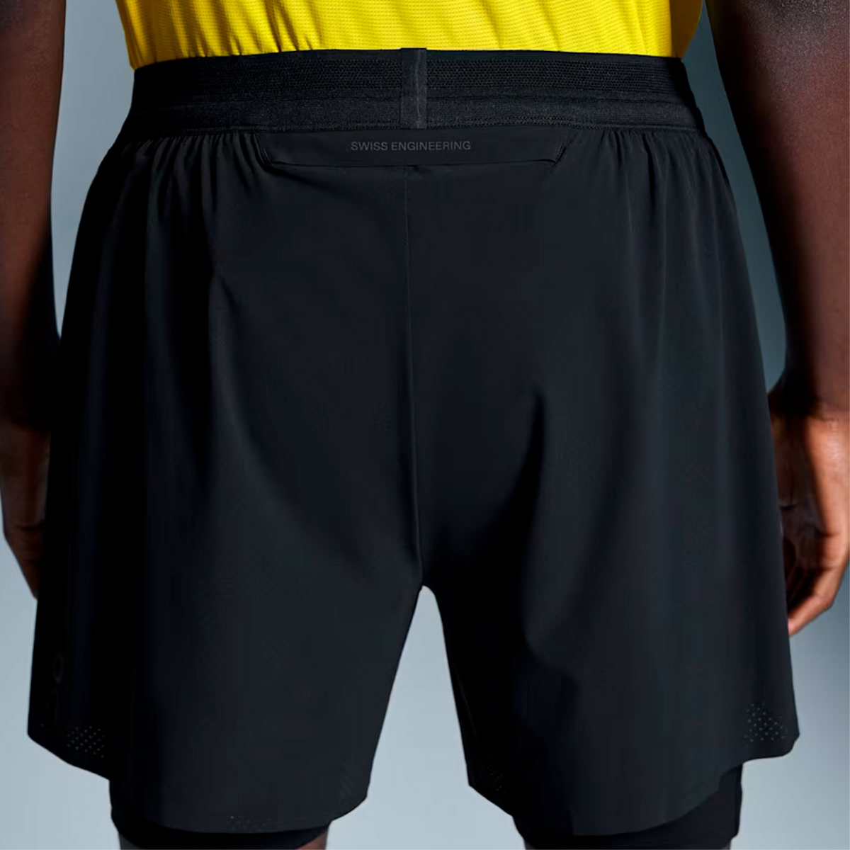 5' PERFORMANCE 2/1 SHORTS 1 BLACK 