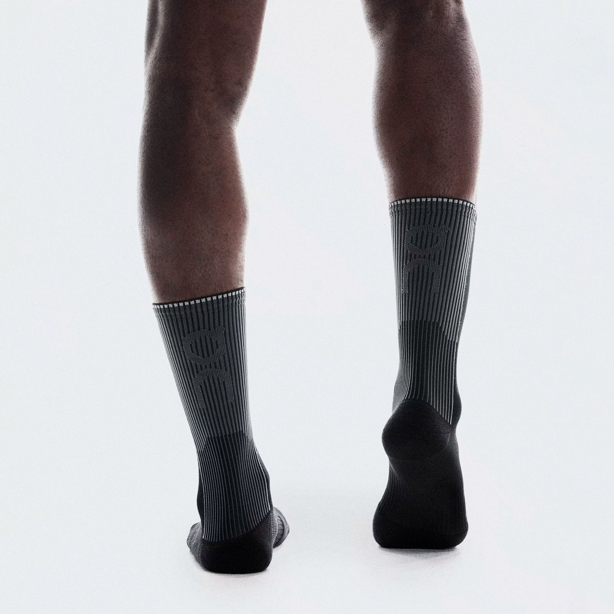 PERFORMANCE RUN SOCK HIGH BLACK | ECLIPSE 