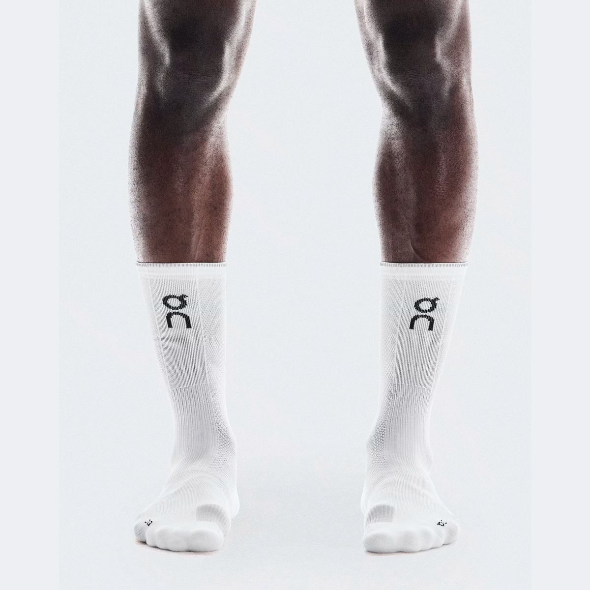 PERFORMANCE RUN SOCK HIGH WHITE | GLACIER 
