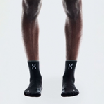 PERFORMANCE RUN SOCK MID BLACK | ECLIPSE 