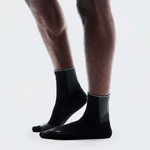 PERFORMANCE RUN SOCK MID BLACK | ECLIPSE 