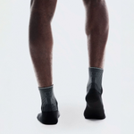 PERFORMANCE RUN SOCK MID BLACK | ECLIPSE 