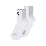 PERFORMANCE RUN SOCK MID WHITE | GLACIER 