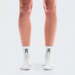 PERFORMANCE RUN SOCK MID WHITE | GLACIER 