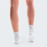 PERFORMANCE RUN SOCK MID WHITE | GLACIER 