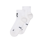CORE RUN SOCK MID 2P WHITE 