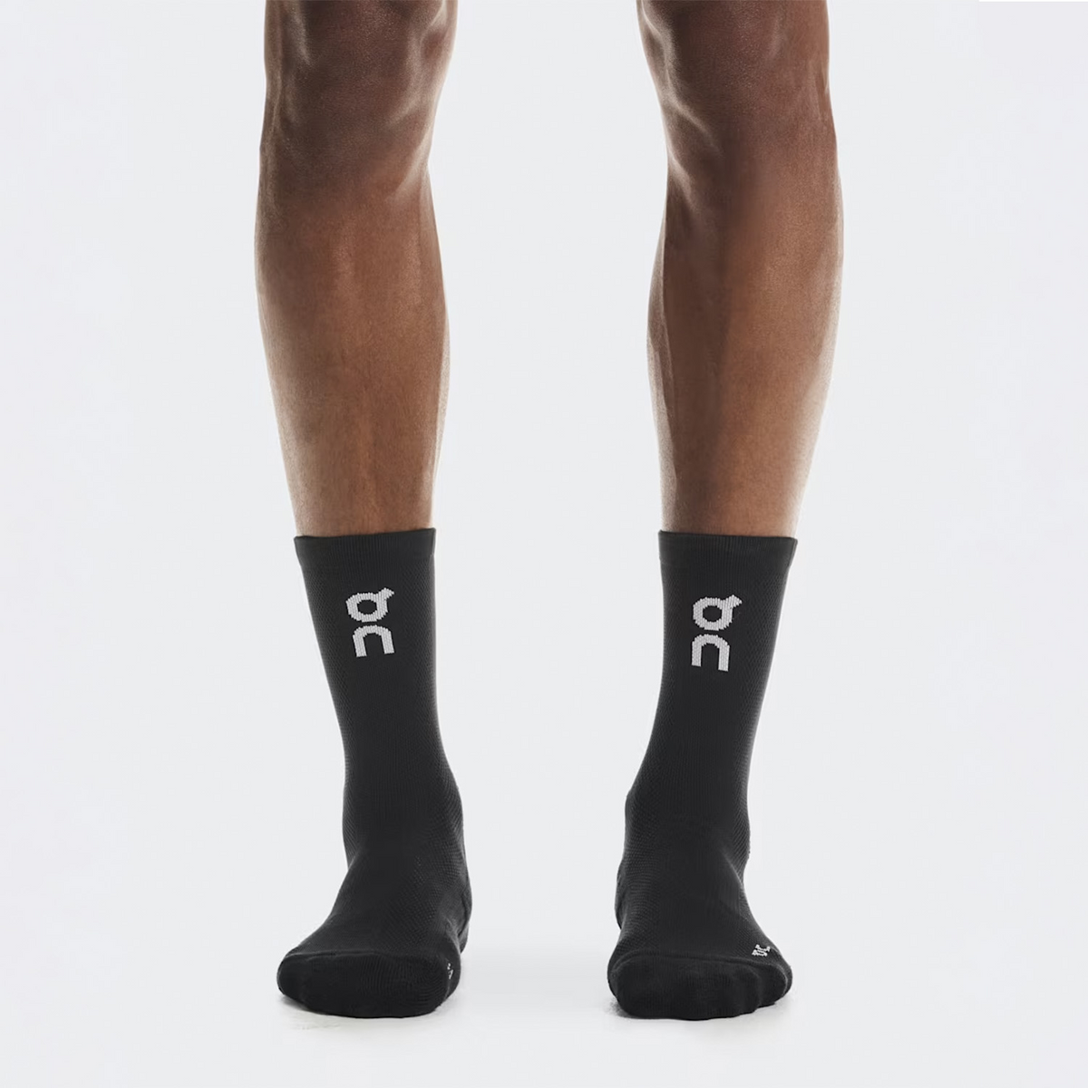 CORE RUN SOCK HIGH 2P BLACK #2ug10050553