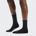 CORE RUN SOCK HIGH 2P BLACK 