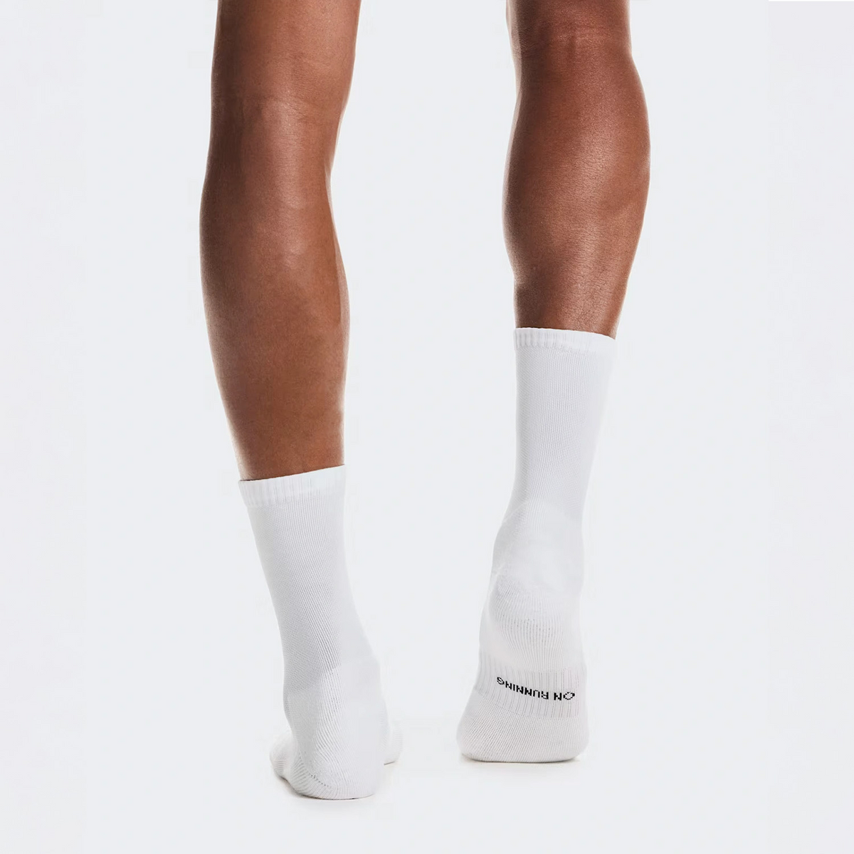 CORE RUN SOCK HIGH 2P WHITE 