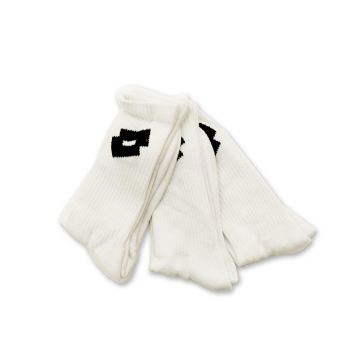 LOTTO CREW WHITE BLACK #h0419/wh-bl